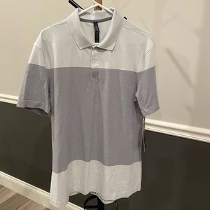 Lulu Mens Tech Piqué Polo NWT